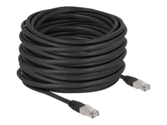 DeLOCK CAT 6a S/FTP 20m Patchkabel svart