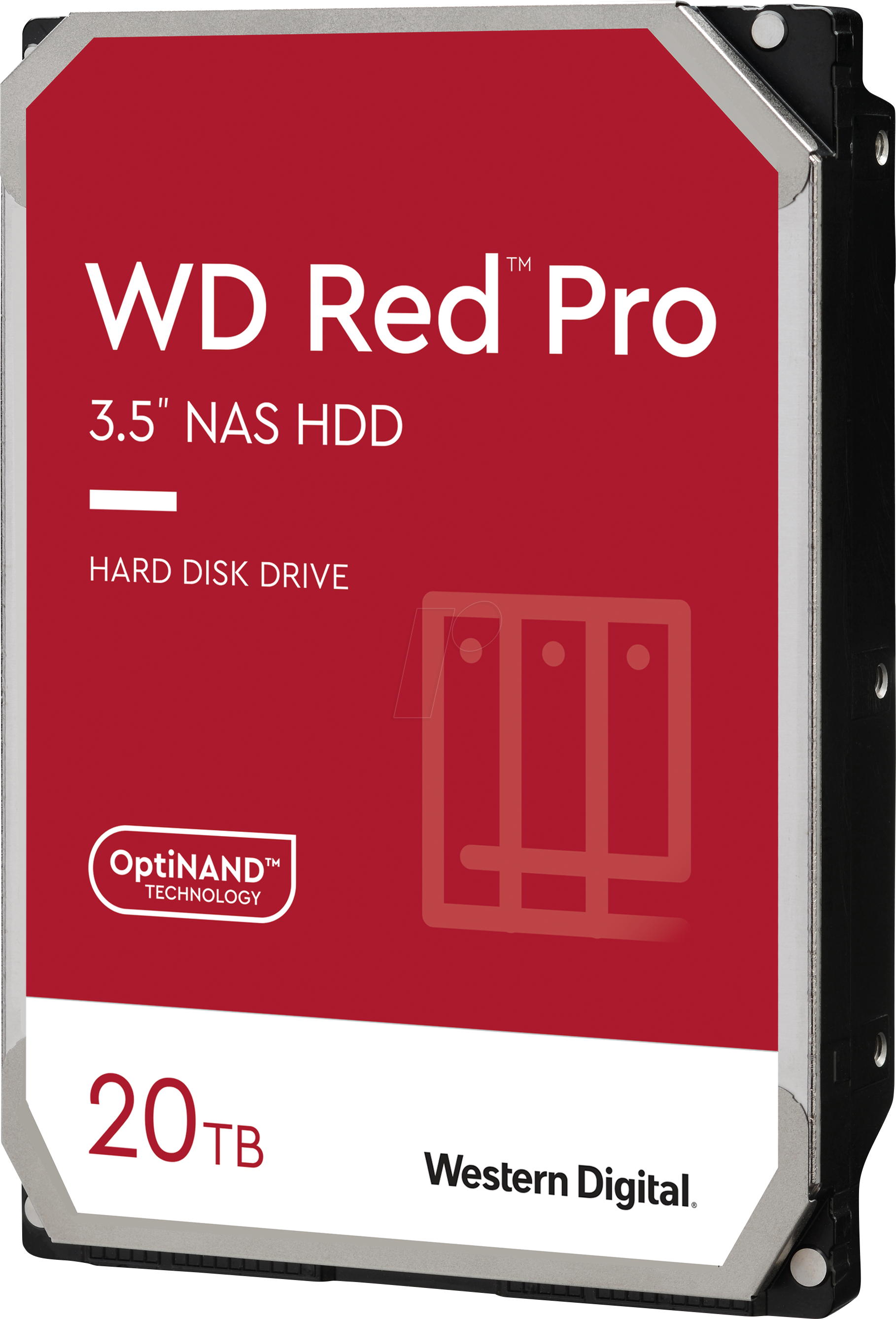 WD Red Pro NAS Hard Drive hårddisk WD201KFGX 20TB 3.5 SATA-600 7200rpm