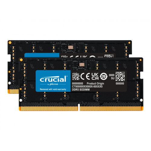 Crucial DDR5 SDRAM 64GB kit CL40 Icke-ECC SO DIMM 262-PIN