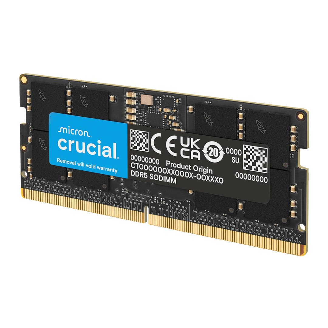 Crucial DDR5 SDRAM 32GB CL40 Icke-ECC SO DIMM 262-PIN