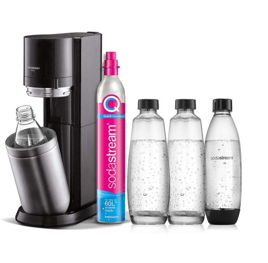 Sodastream DUO Promopack Titan med 3 Flasker och en CO2 Flaske