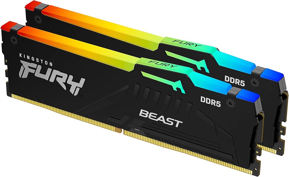 Kingston FURY Beast DDR5 SDRAM 32GB 5200MHz CL40 On-die ECC DIMM 288-PIN
