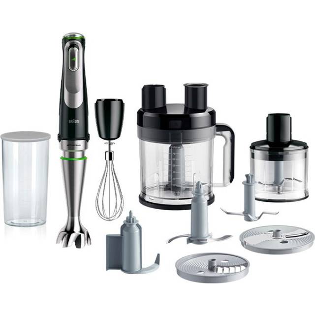 Braun Multiquick 9 MQ 9195XLI Stavblender Premium svart/börstet rustfrit stål
