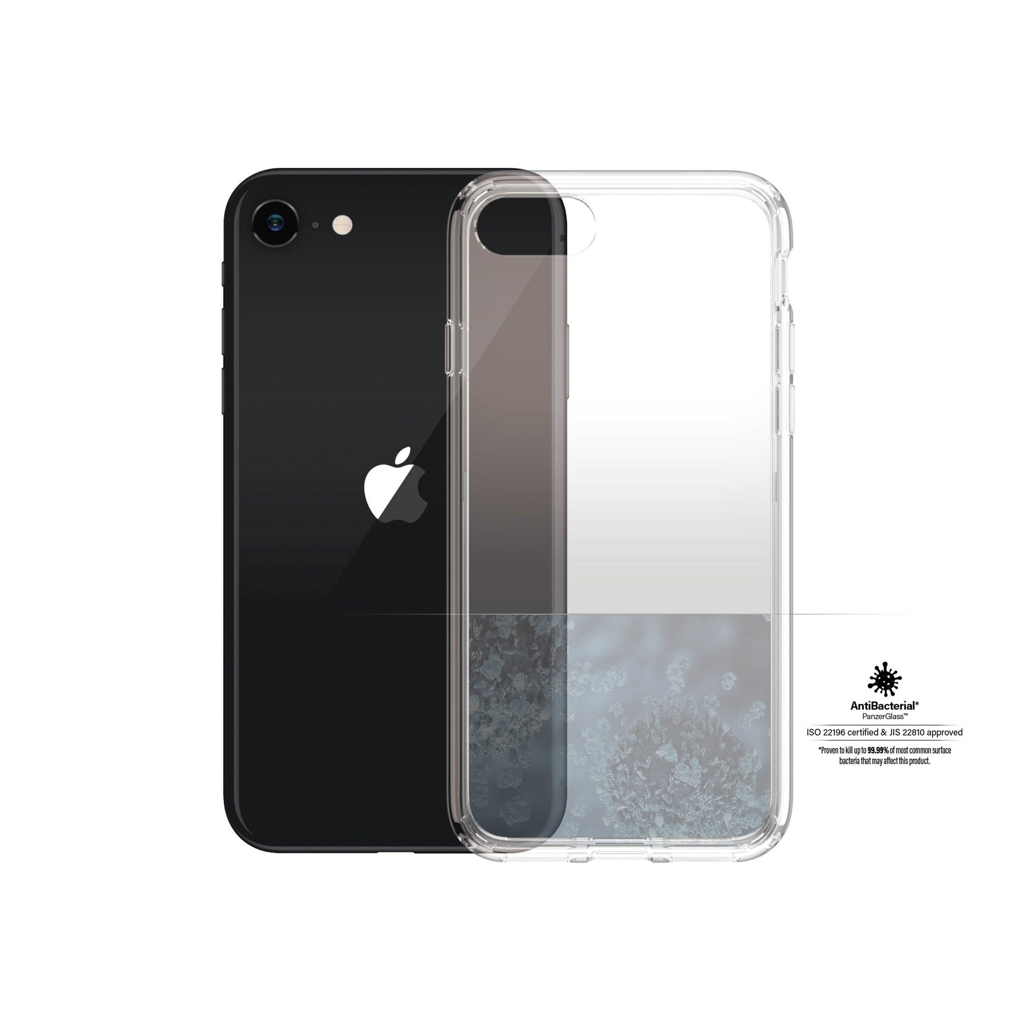 PanzerGlass HardCase Skal 100 % genbrugt thermoplastisk polyurethan (TPU) Polykarbonat Apple iPhone SE (2. generation), SE (3rd generation)