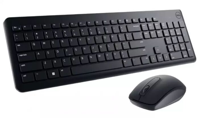 Dell Wireless Keyboard and Mouse KM3322W Set med mus och tangentbord Pressestempel trådlös US International