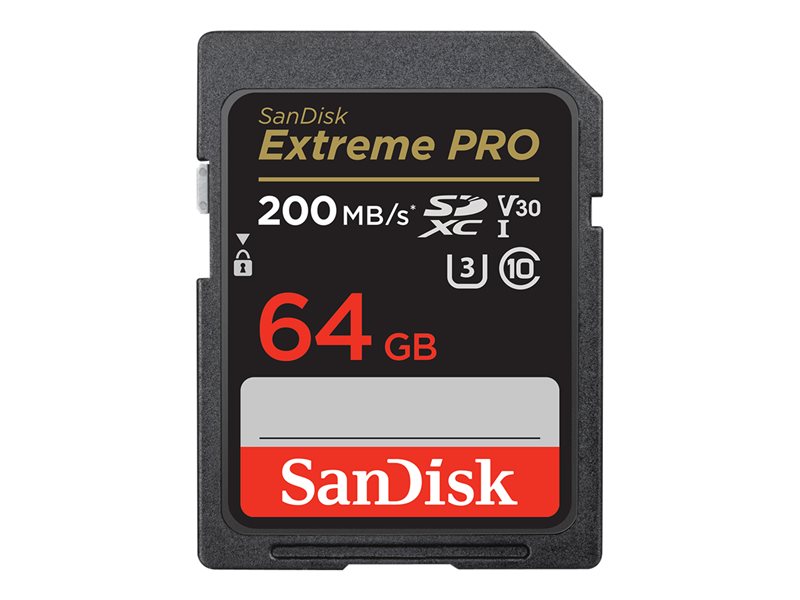 SanDisk Extreme Pro SDXC 64GB 200MB/s