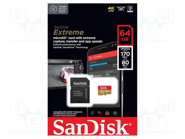 SanDisk Extreme microSDXC 64GB 170MB/s