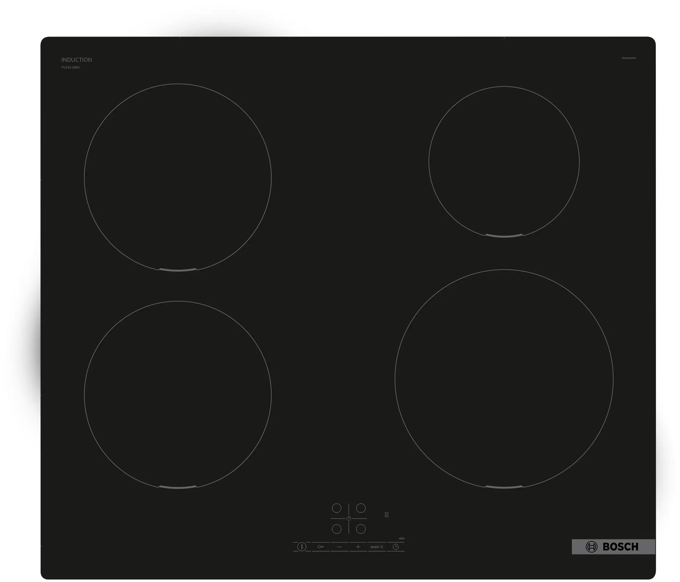 Bosch Serie | 4 PUE611BB5E Induktionskogeplade svart