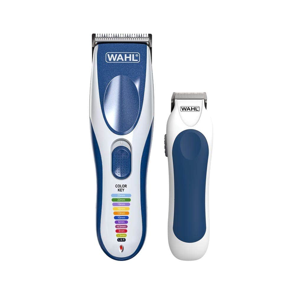WAHL Color Pro 9649-916 Cordless Combo Hårklipper Blå Grå vit