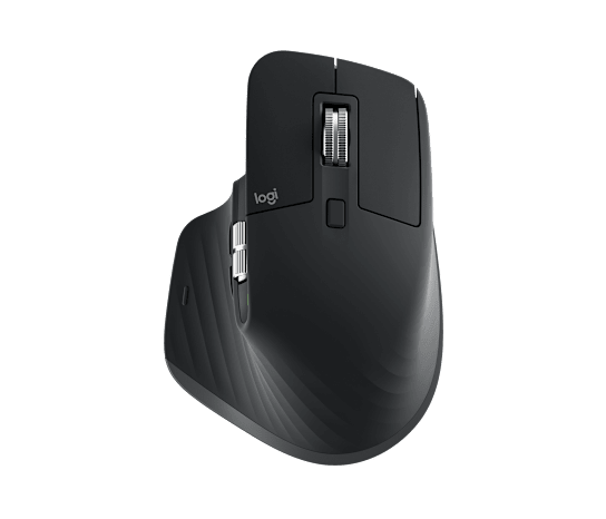 Logitech Master Series MX Master 3S Optisk trådlös Grå
