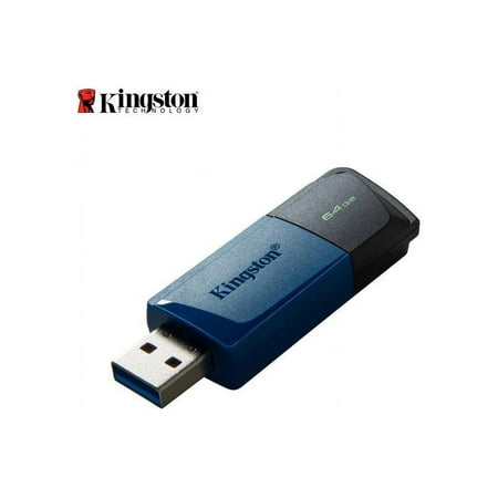 Kingston DataTraveler Exodia M 64GB USB 3.2 Gen 1 USB stick svart Blå