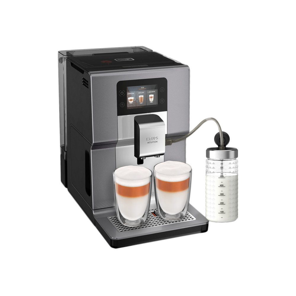 Krups Intuition Preference+ EA875E10 Automatisk kaffemaskine Krom