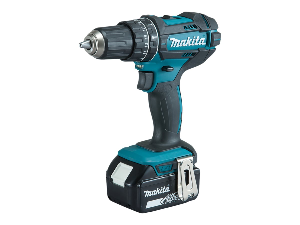 Makita DHP482RFX9 Borehammerbor/skruemaskine 18V 2 batteri inkluderet