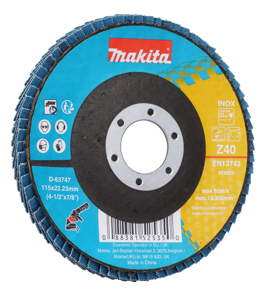 Makita Flapdisk Vinkelslip