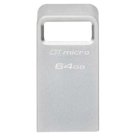 Kingston DataTraveler Micro 64GB USB 3.2 Gen 1 USB stick Silver