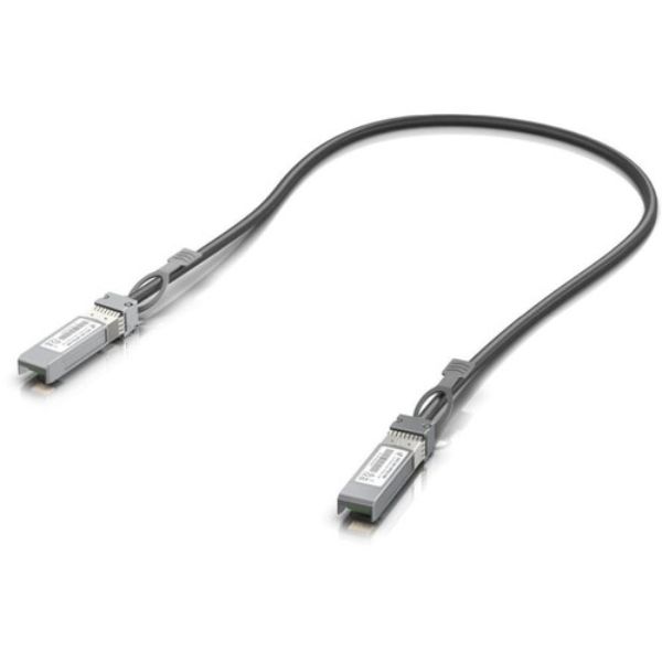 Ubiquiti 50cm 10GBase-kabel till direkte påsätning svart