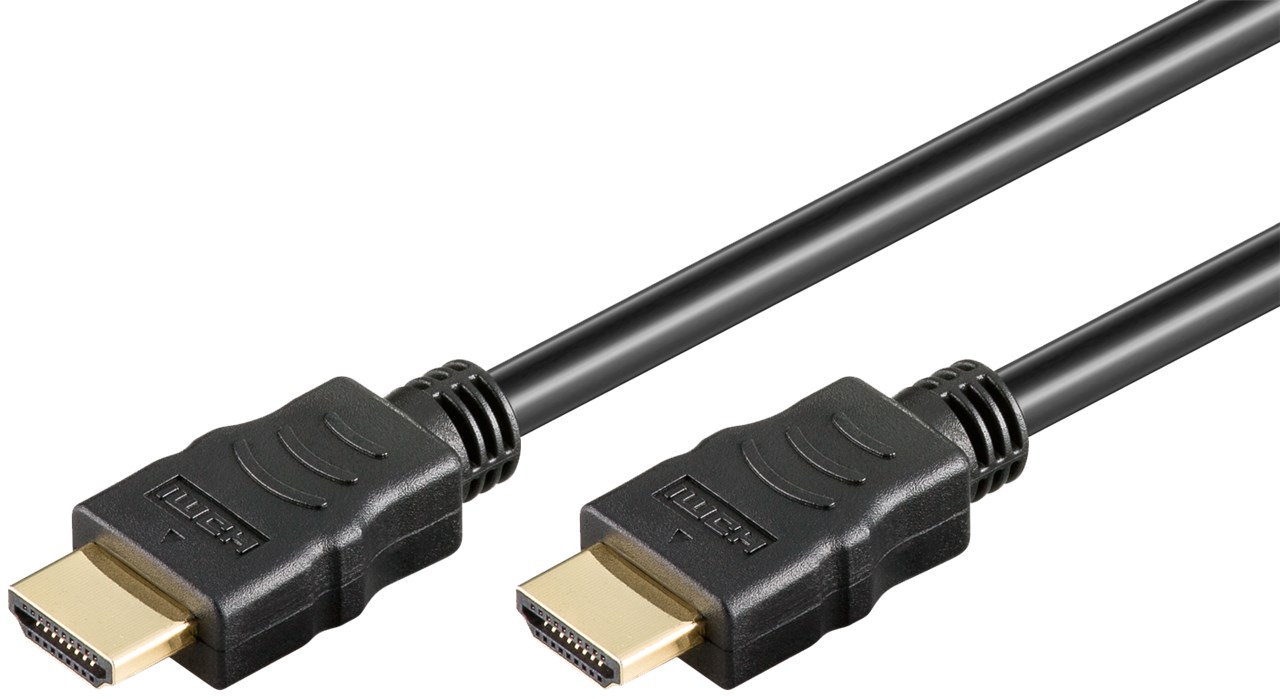 High Speed HDMI Cable with Ethernet, 0.5 m - HDMI male (type A) > HDMI male (type A)