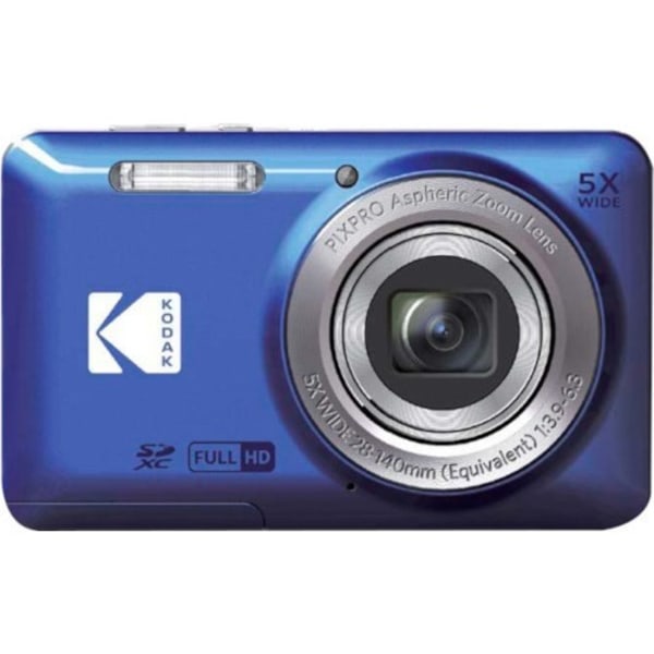 Kodak PIXPRO Friendly Zoom FZ55 16.35Megapixel Blå Digitalkamera