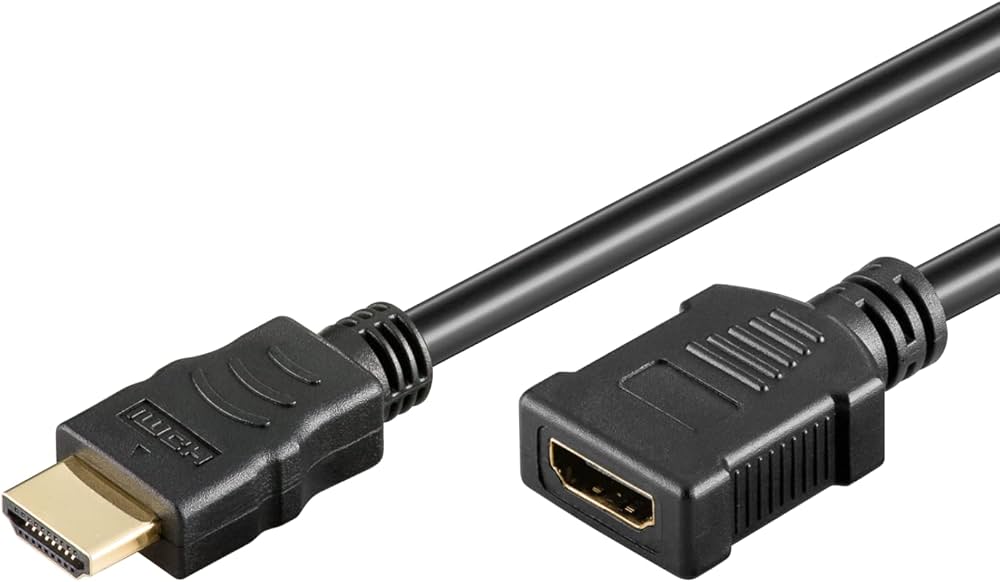 Goobay HDMI-kabel 1 m HDMI Type A (Standard) svart