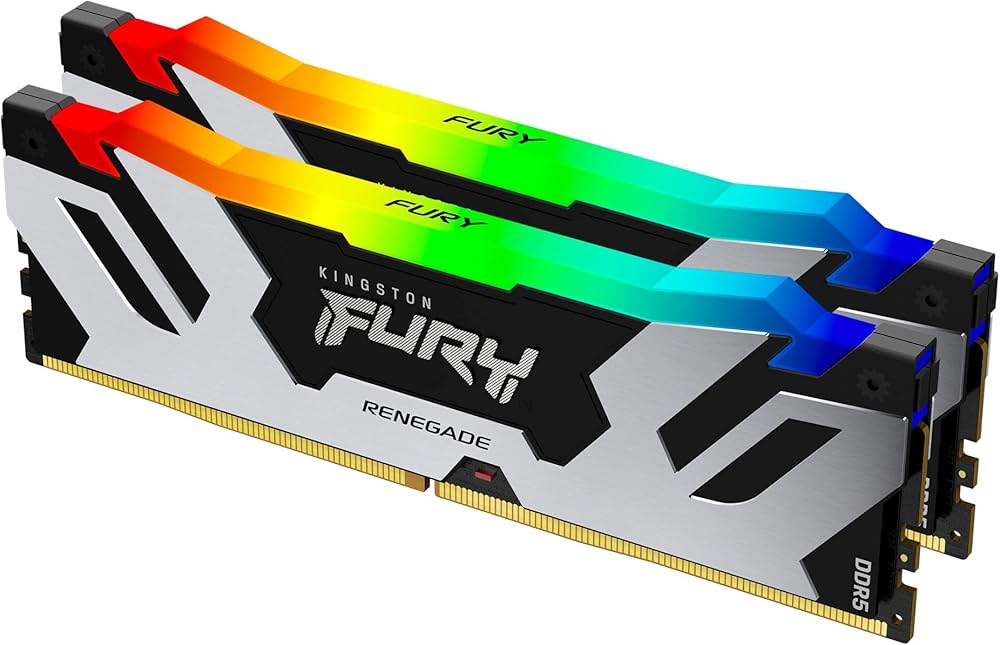 Kingston FURY Renegade DDR5 SDRAM 32GB kit CL32 On-die ECC DIMM 288-PIN