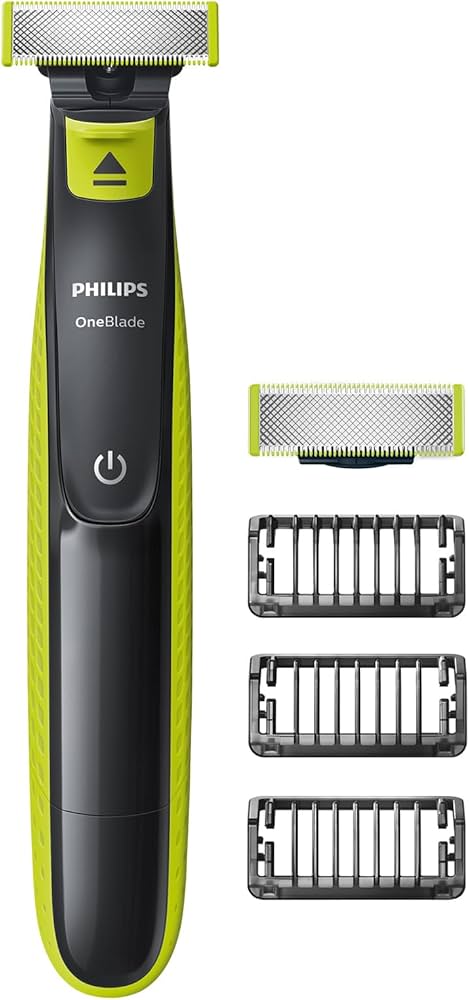 Philips OneBlade QP240 Barberhoved svart grön Silver