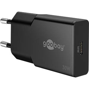 Goobay 30W Strömforsyningsadapter svart GaN