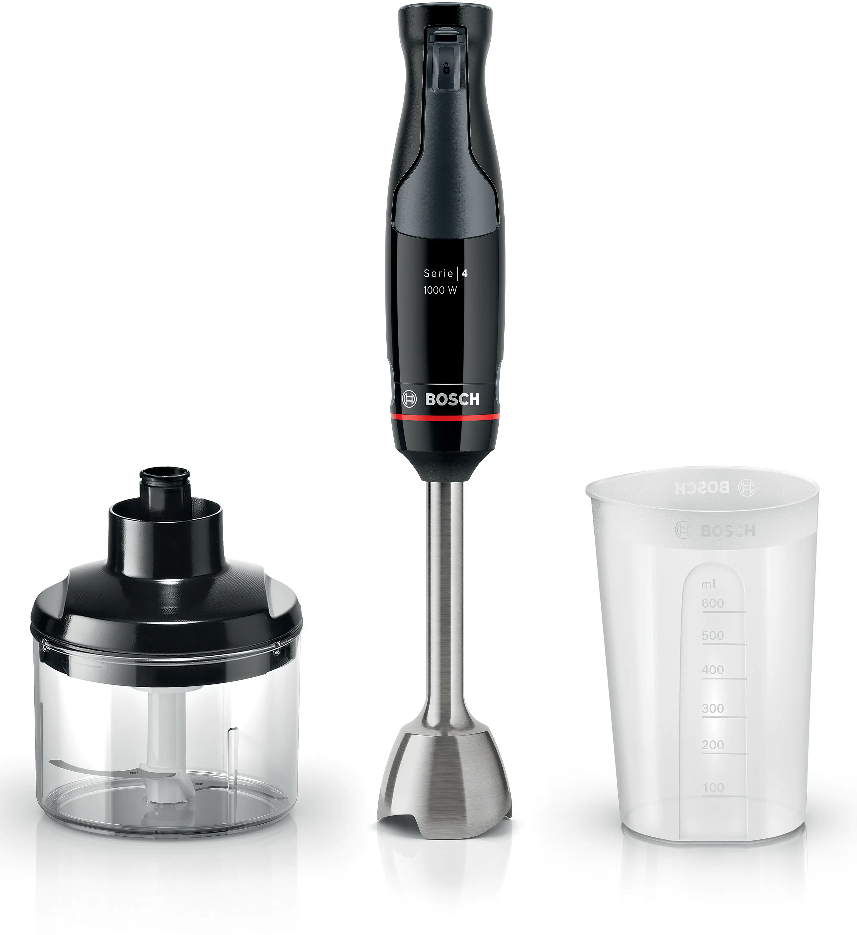 Bosch Serie | 4 ErgoMaster MSM4B620 Stavblender Pianosort