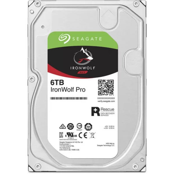 Seagate IronWolf Pro hårddisk ST6000NT001 6TB 3.5 SATA-600 7200rpm