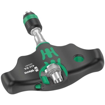 Wera Series 400 T-Handle 416 RA Bitholding screwdriver with ratchet function
