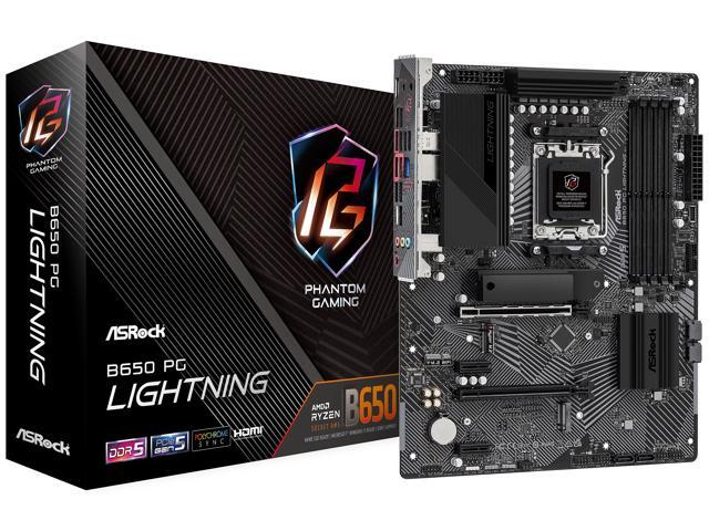 ASRock B650 PG Lightning Bundkort - AMD B650 - AMD AM5 socket - DDR5 RAM - ATX