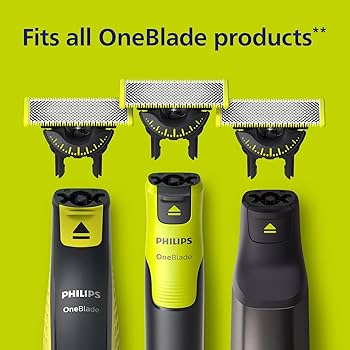 Philips OneBlade 360 QP420 Barberhoved svart grön Silver