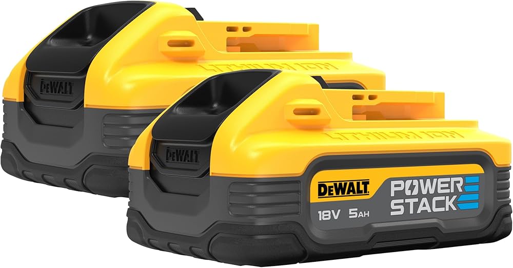 DeWALT DCBP518H2-XJ 18V XR 5,0Ah Batteri Powerstack - 2 st.