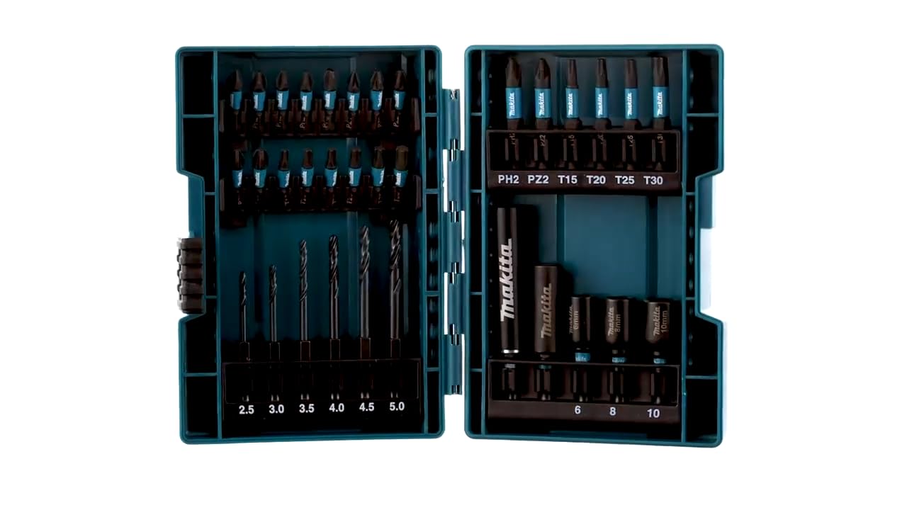 Makita Impact Black Bitsät till stödskrueträkker till slagnögle