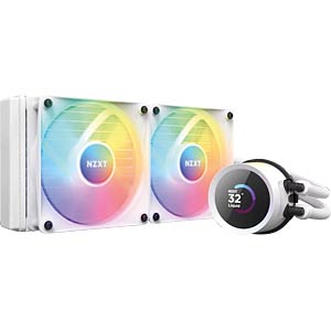NZXT Kraken 240 RGB Vandköler 1-pack vit 120 mm
