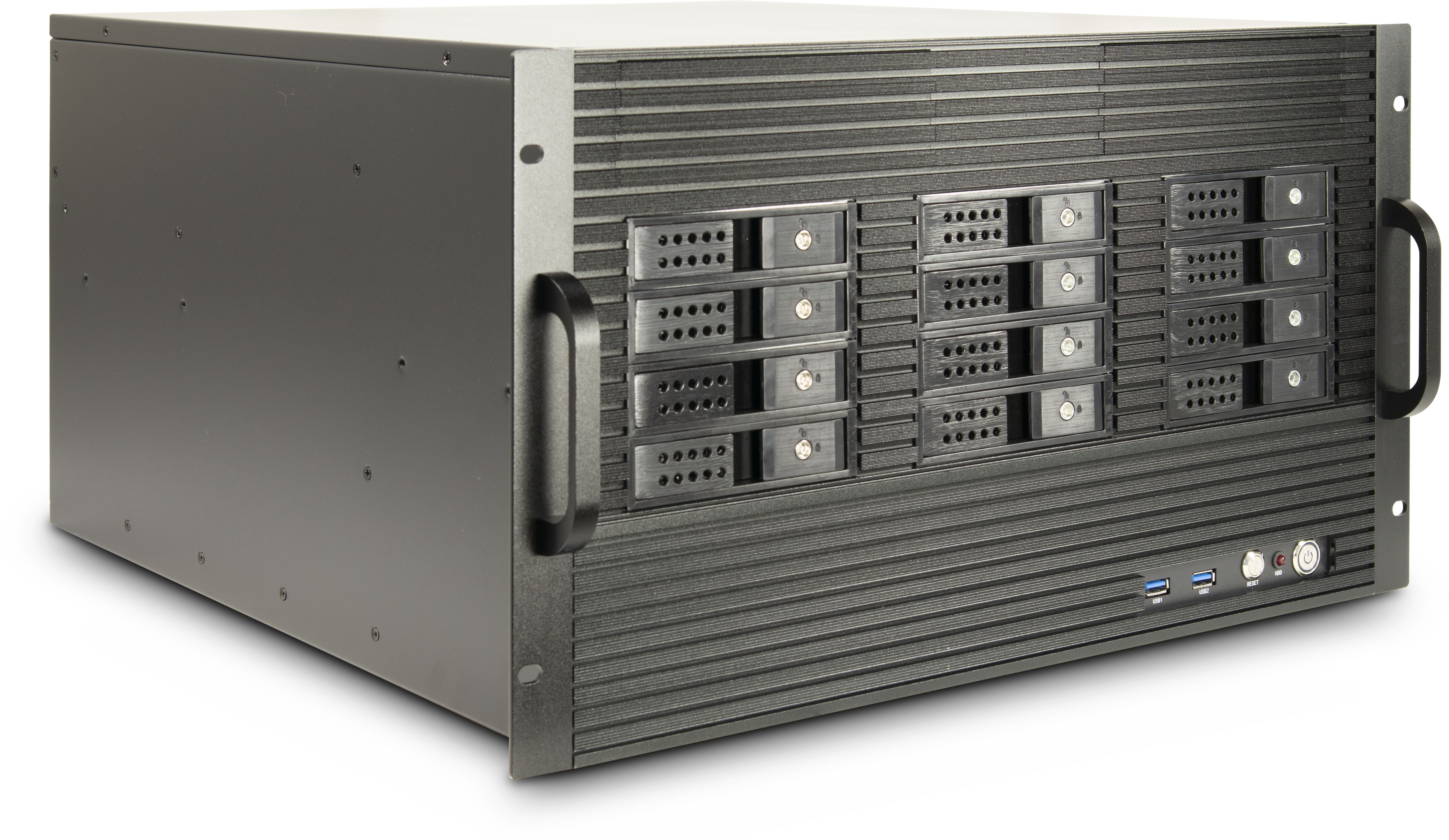 Inter-Tech IPC 6U-6520 Rackversion Forlänget ATX / SSI EEB svart