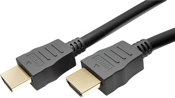 Goobay Slim HDMI 2.0 han med Ethernet 5 m Fladt Kabel 4K 60Hz svart