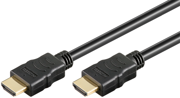 Goobay HDMI 2.0 kabel med Ethernet 4K 60Hz 7.5 m svart