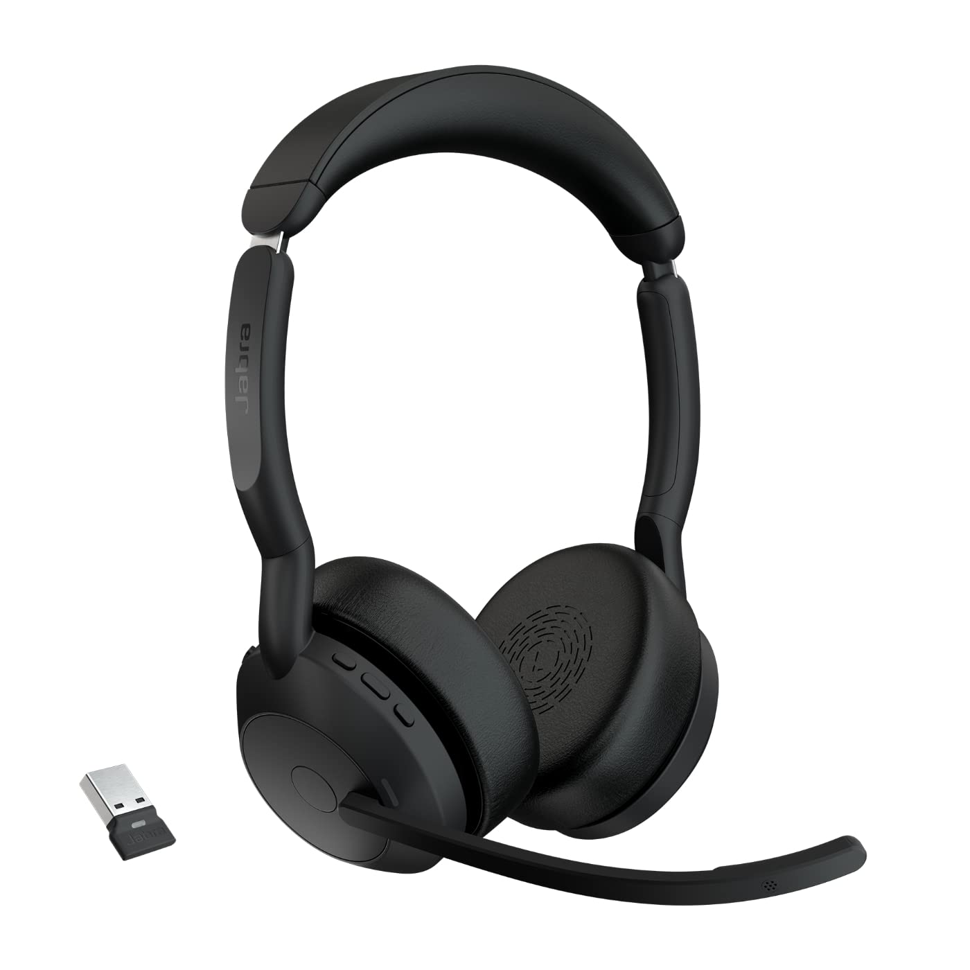 Jabra Evolve2 55 UC Stereo trådlös hörlurar svart