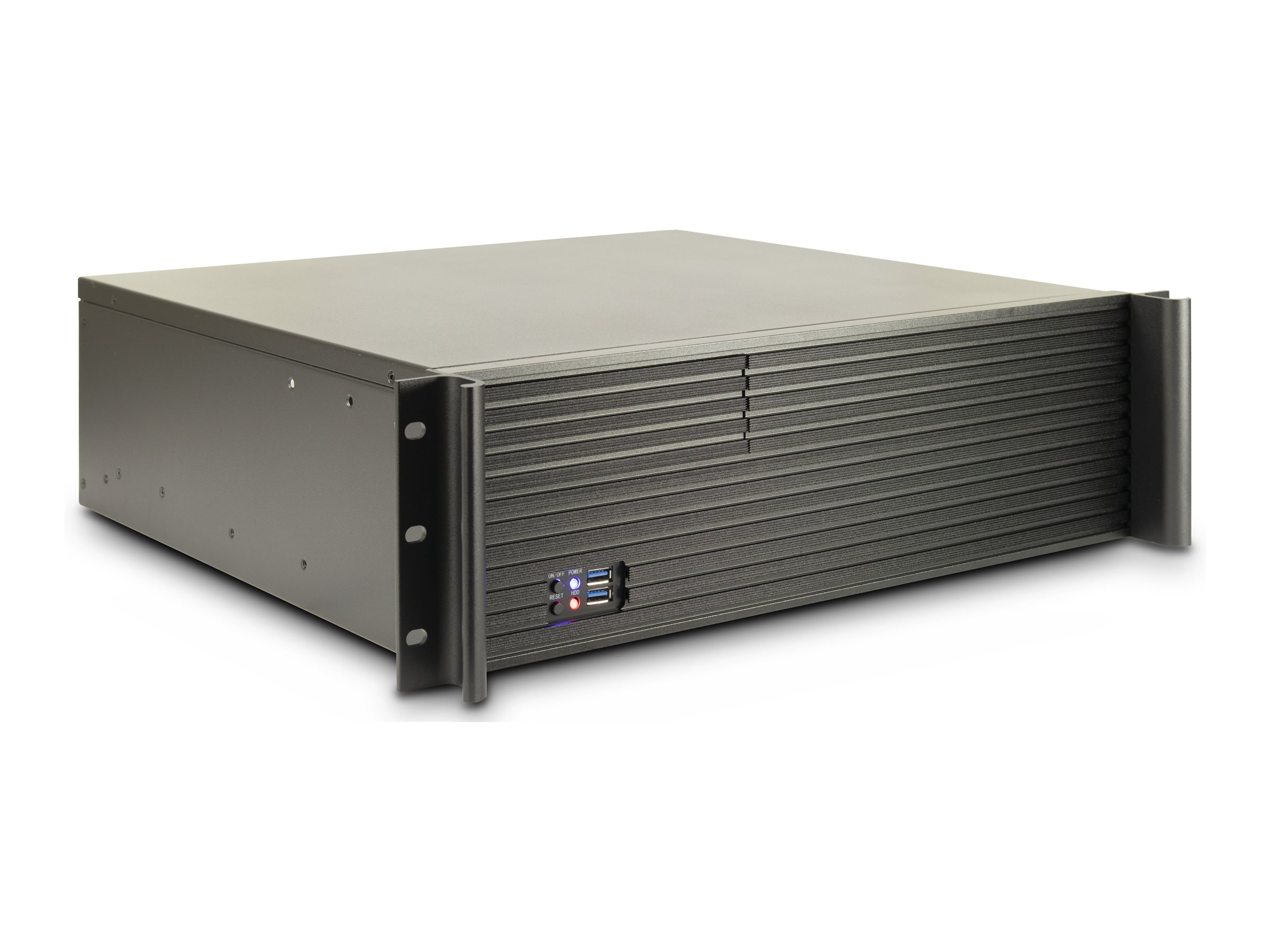Inter-Tech IPC 3U-K340L Rackversion ATX Grå