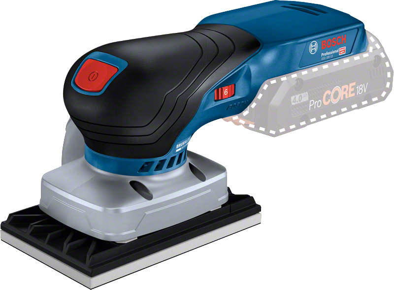 Bosch GSS 18V-13 Professional Rystepudser 18V Batteri och lader Icke inkluderet