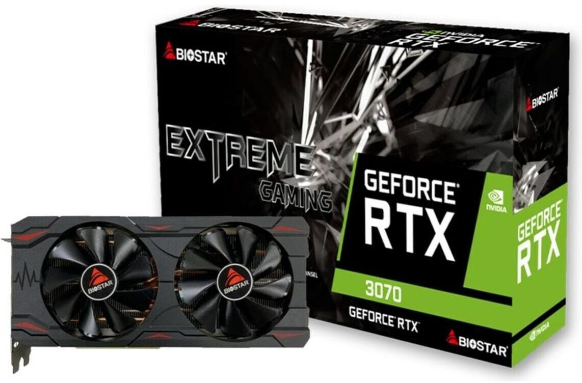Biostar NVIDIA GeForce RTX 3070 8GB GDDR6 SDRAM