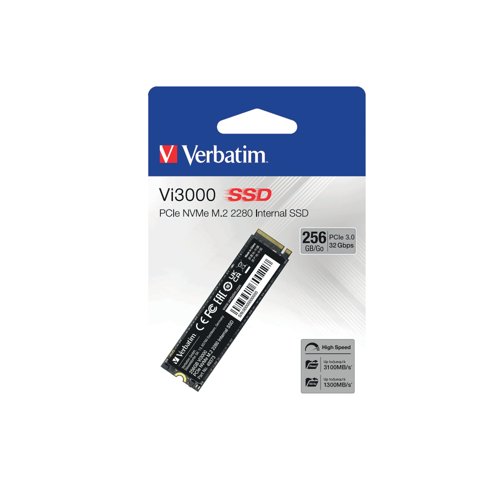 Verbatim SSD Vi3000 256GB M.2 PCI Express 3.0 x4 (NVMe)