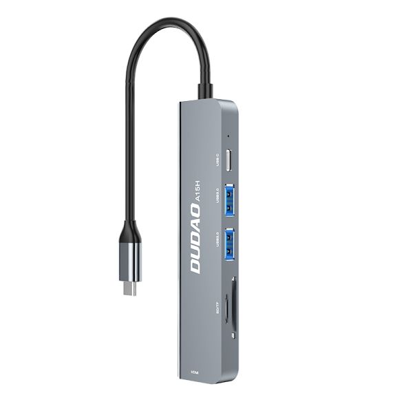 Dudao A15H 6-in-1 Type-C Adapter Dockingstation