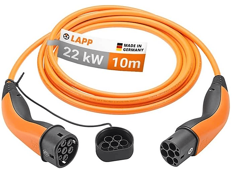 Lapp Mobility Type 2 Ladekabel Op till 22 Kw 10 M Orange