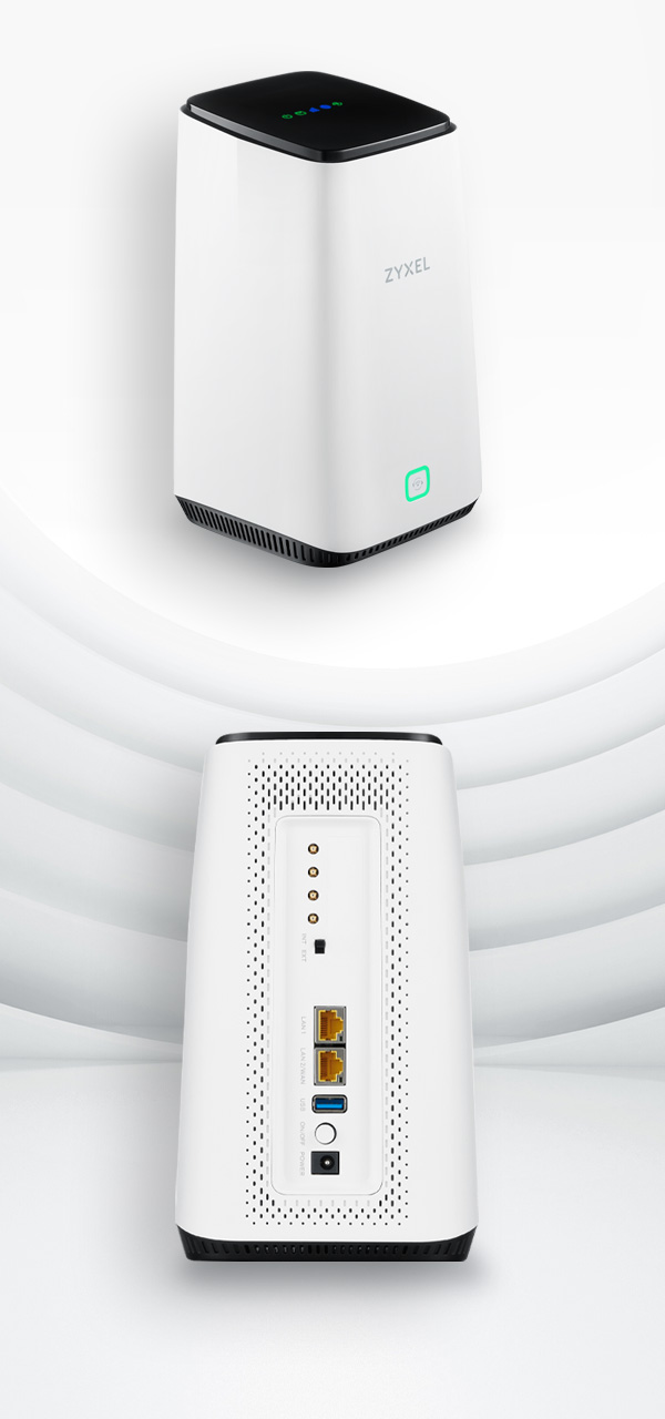 Zyxel Nebula FWA510 5G NR Wifi Router vit