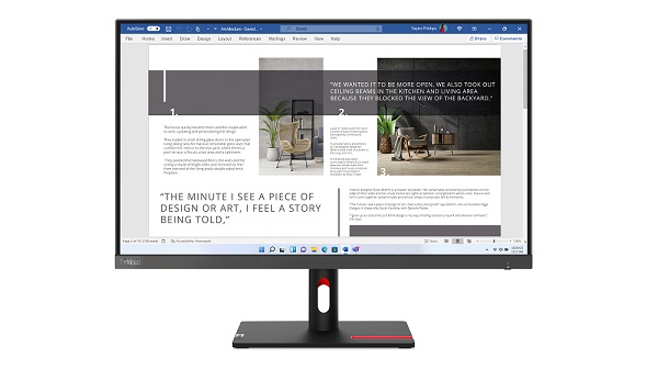 Lenovo ThinkVision S27i-30 27 IPS 1920 x 1080 (Full HD) VGA (HD-15) HDMI 100Hz