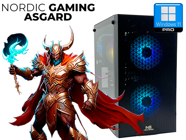 Nordic Gaming Asgard Balder Gaming PC | Ryzen 5 8GB Radeon Vega 7 500GB