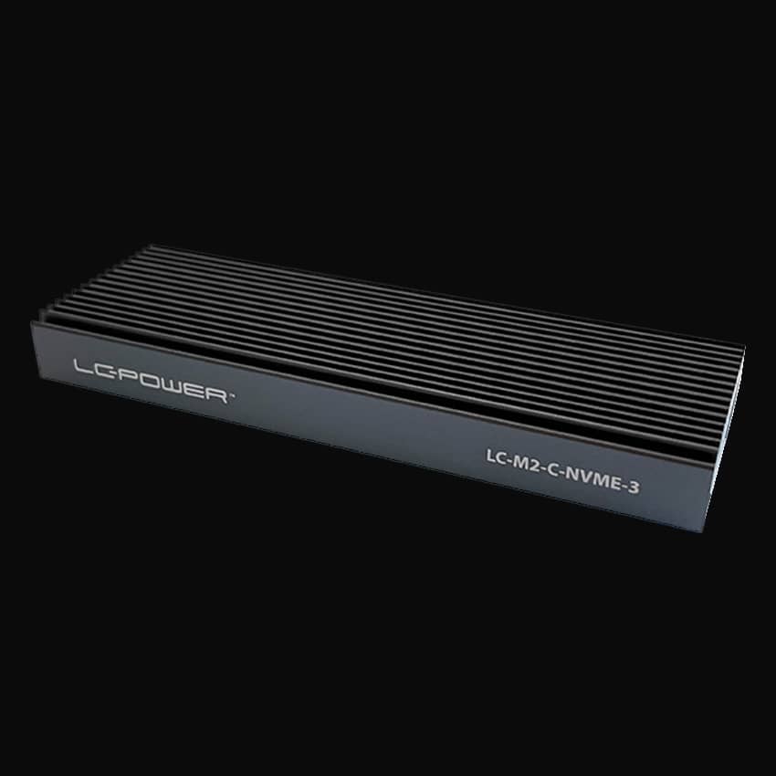 LC-Power LC-M2-C-NVME-3 Ekstern Lagringspakning USB 3.2 (Gen 2x1) M.2 NVMe