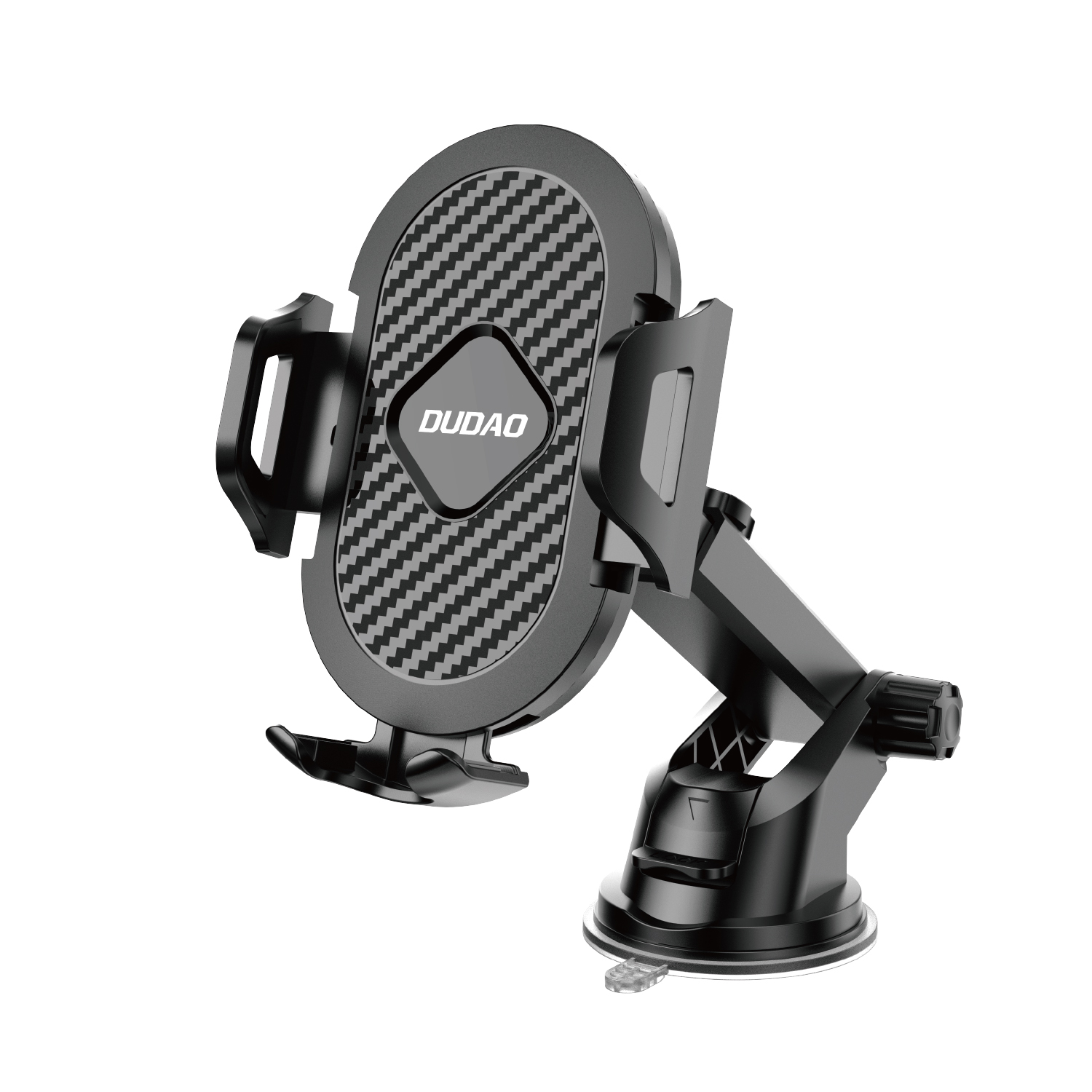 Dudao F2S Upgrade hopfällbar sugekops telefonholder svart