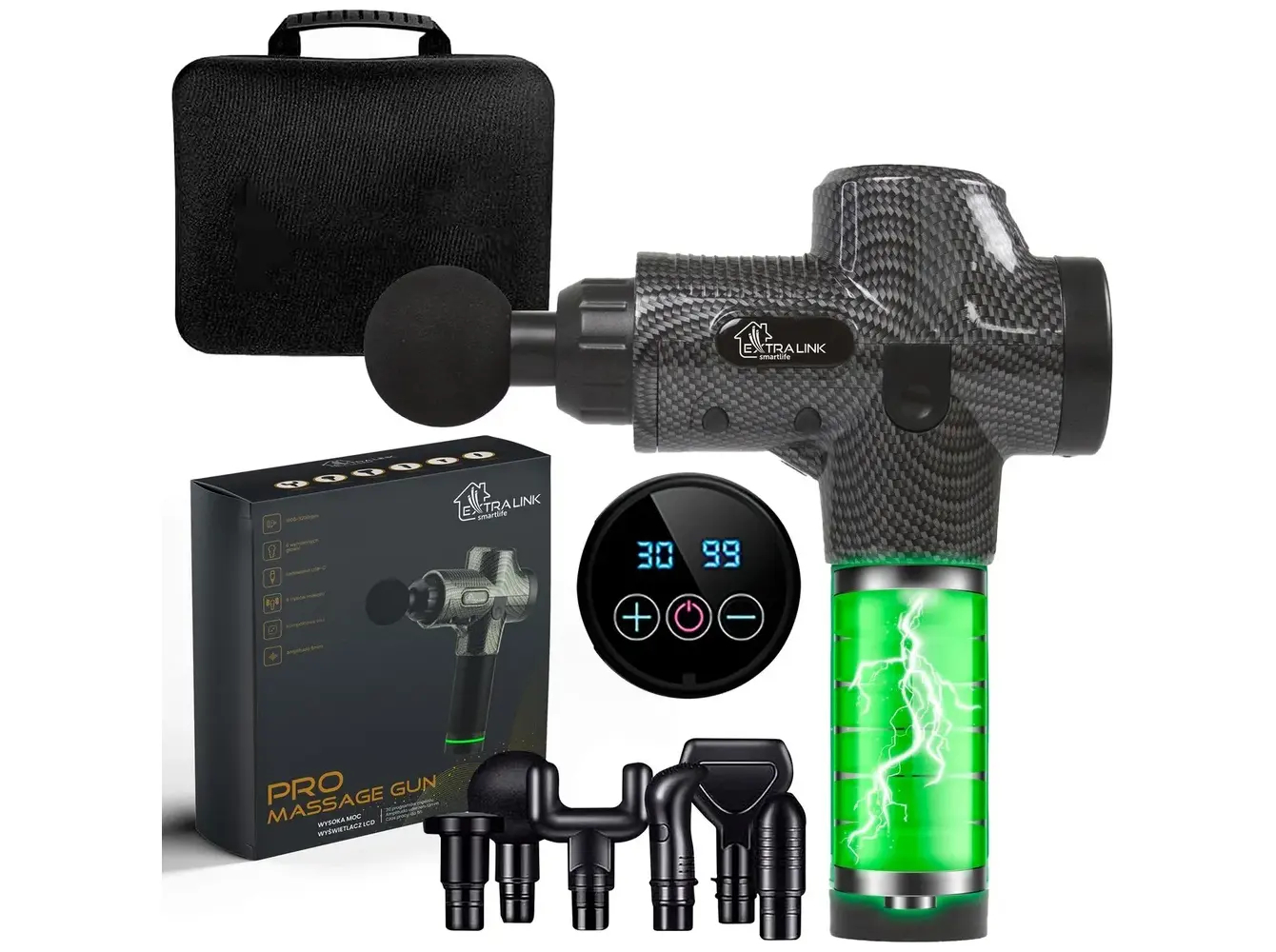 Extralink Massage Gun Pro Massageapparat
